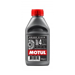 TUDETIC - Liquid Hydraulic Oil for Brakes MOTUL DOT 4 LV 500ml + Microfiber Chamois Cloth 30x40 cm Brake KIT-MOT-3