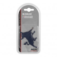 LAMPA Bull chrome adhesive sticker LAM07207