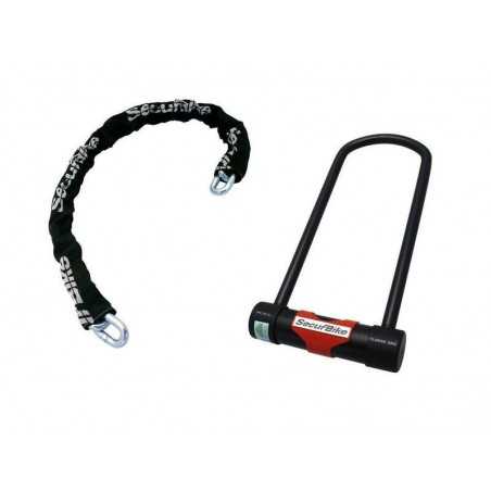 VECTOR Candado en forma de U + cadena con funda XXL 1.05 M 1063520