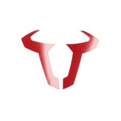 SW-MOTECH Reflective bull adhesive sticker 130 X 97 MM 130 X 97 MM WERGIV03110000