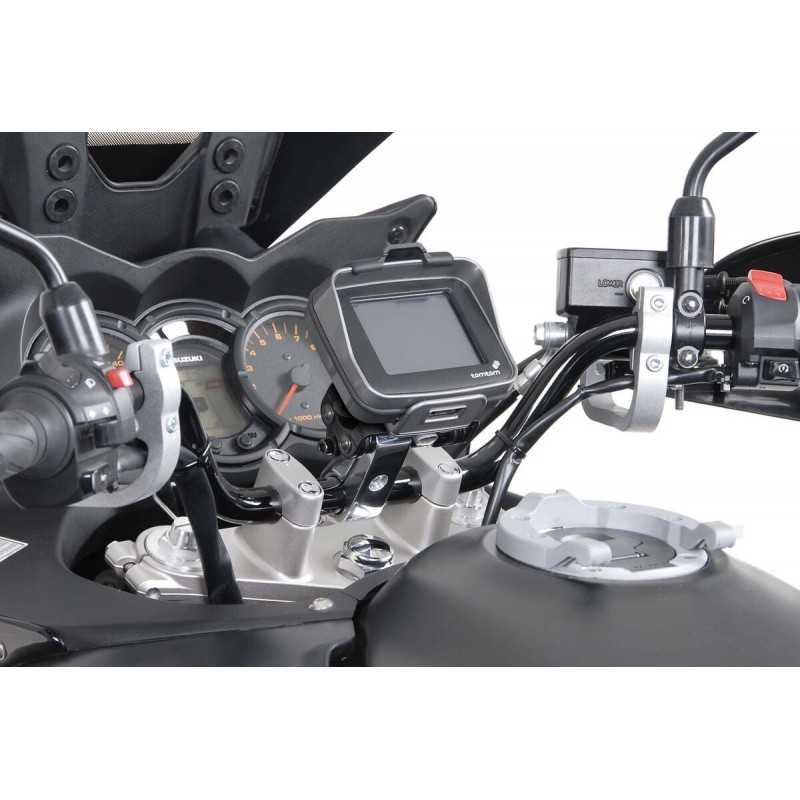 SW-MOTECH Soporte de navegador con abrazadera para manillar GPS NONSHOCK 1 1/4 (32 MM) GPS0030810301S