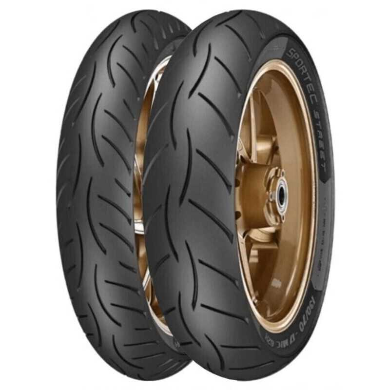 METZELER Front/rear motorcycle cover tire SPORTEC STREET 2 REINF (F/R) 80/80-14 M/C 43S TL SPORTEC STREET 2 REINF (F/R) 80/80-14