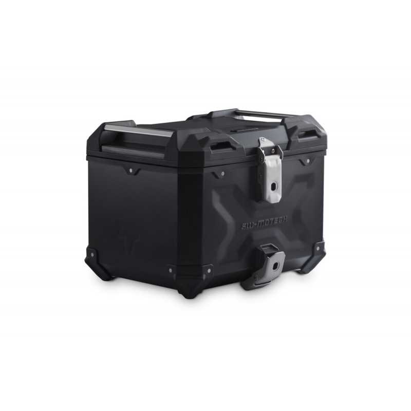 SW-MOTECH Baúl moto aluminio + portaequipajes candados TRAX ADV - ALU-RACK GPT05232700VAR