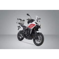 SW-MOTECH Aluminum motorcycle trunk + luggage rack + padlocks TRAX ADV - ADVENTURE-RACK TRAX ADV - ADVENTURE-RACK GPT23017700VAR