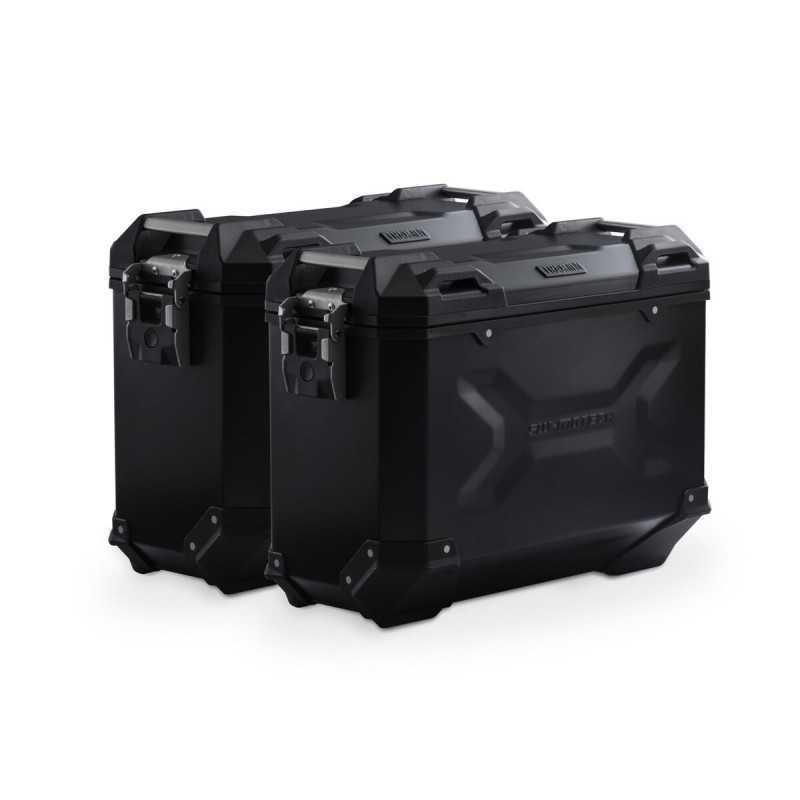 SW-MOTECH Aluminum side cases + supports + cylinder TRAX ADV 37/37L - EVO TRAX ADV 37/37L - EVO KFT07573700VAR