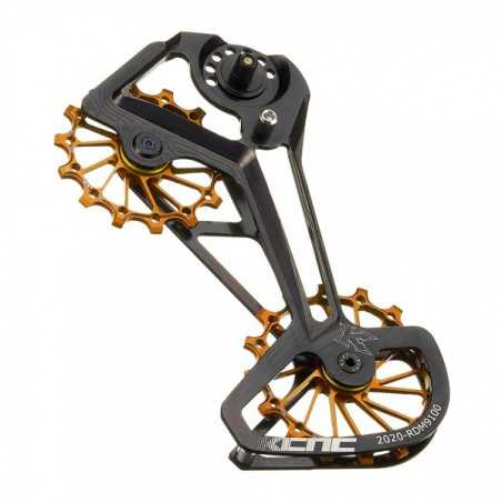 KCNC Pata cambio trasero con roldanas 14+16D SHIMANO XTR M910 SGS 12V KCROSYXTRORUN