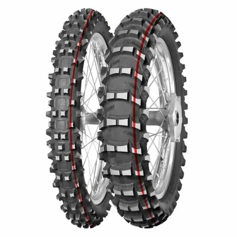 MITAS Neumático cubierta moto TERRA FORCE-MX SAND 120/80-19 NHS 63M TT 2 RED 9003140