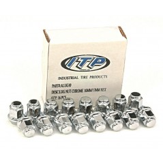 ITP Kit tuerca cónica cromada para llantas (16U) 1049328