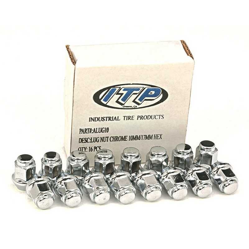 ITP Kit tuerca cónica cromada para llantas (16U) 1049328