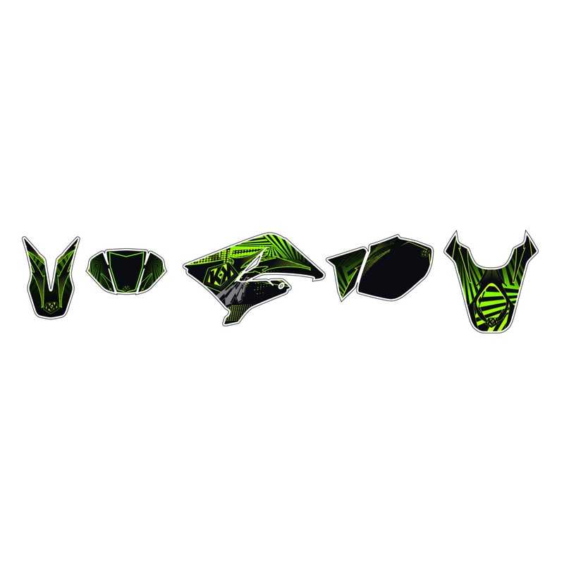 KUTVEK Kit adhesivos pegatinas para moto GRAFF 1067866