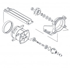 WSM Kit reparación de turbina moto agua 1048441