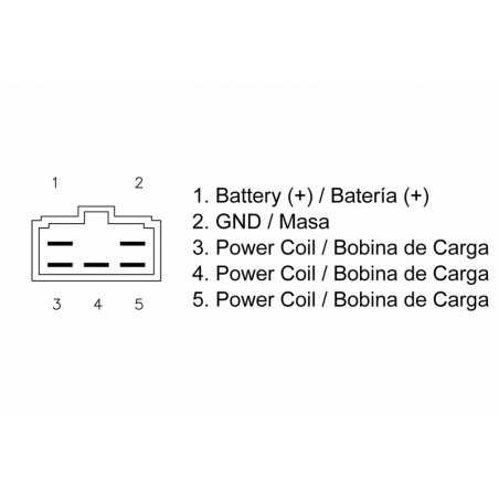 TECNIUM Motorcycle regulator DZE 1080592
