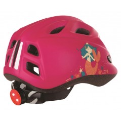 POLISPORT Casco bicicleta ciclismo niño infantil con luz MERMAID LED 45/52 CM 1113996
