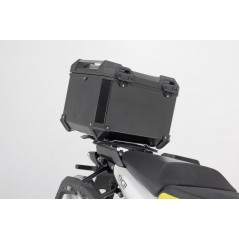SW-MOTECH Aluminum motorcycle trunk + luggage rack + padlocks TRAX ADV - ADVENTURE-RACK TRAX ADV - ADVENTURE-RACK GPT047907003VA