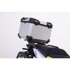 SW-MOTECH Aluminum motorcycle trunk + luggage rack + padlocks TRAX ADV - ADVENTURE-RACK TRAX ADV - ADVENTURE-RACK GPT047907003VA
