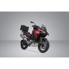 SW-MOTECH Aluminum motorcycle trunk + luggage rack + padlocks TRAX ADV - ADVENTURE-RACK TRAX ADV - ADVENTURE-RACK GPT198067001VA
