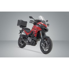 SW-MOTECH Aluminum motorcycle trunk + luggage rack + padlocks TRAX ADV - STREET-RACK TRAX ADV - STREET-RACK GPT228927000VAR