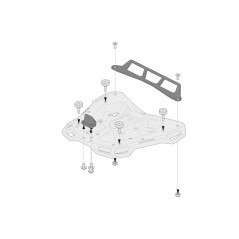 SW-MOTECH Kit adapters for luggage rack ADVENTURE-RACK GIVI/KAPPA MONOLOCK ADVENTURE-RACK GIVI/KAPPA MONOLOCK GPT0015235300B