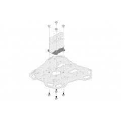 SW-MOTECH Kit adaptadores para portaequipajes ADV TOP-RACK ROTOPAX GPT0015235900B