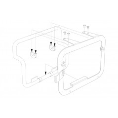 SW-MOTECH Adapter kit for original side stand ADAPTADORES ADAPTADORES KFT0015210900S