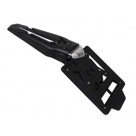 RACETECH Portamatrículas para moto con luz 45° LED 1064779