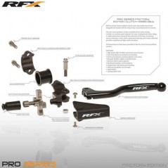 RFX Maneta de embrague larga + soporte universal 2 tiempos SPORT 1111028001