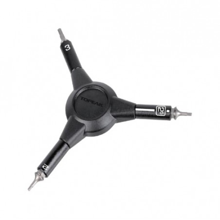 TOPEAK Herramienta llave para tuercas hexagonal Y-HEX SPEED 2/2.5/3 MM 58907