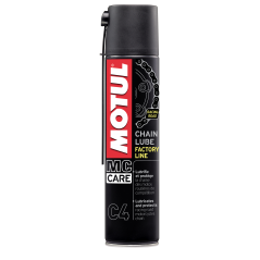 TUDETIC Grasa lubricante + trapo MC CARE C4 CHAIN LUBE FL 0,4L KT-48
