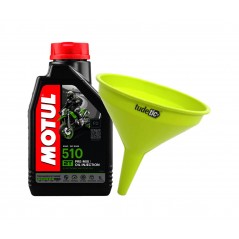 TUDETIC Aceite lubricante + Embudo 510 2T 1L KT-87
