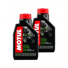 TUDETIC 2x Aceite de motor 510 2T 1L KT-89