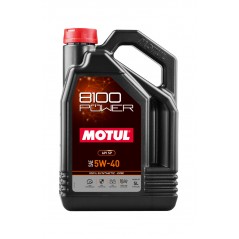 MOTUL Aceite lubricante motor altas prestaciones 8100 POWER 5W40 5L (4UD) 111809