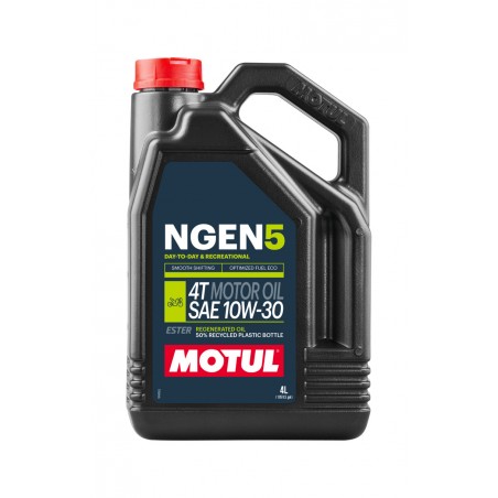 MOTUL Aceite lubricante motor moto NGEN 5 10W30 4T 4L (NEW 5100) (4UD) 111828