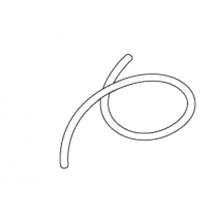 SHAD Junta para baúl trasero de moto Ø5 1530 MM BLACK 202467_4R