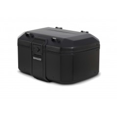 SHAD Baúl trasero moto metálico totalmente negro TR55 TERRA PURE BLACK D0TR55200B