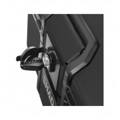 SHAD Baúl trasero moto metálico totalmente negro TR55 TERRA PURE BLACK D0TR55200B