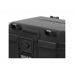 SHAD Baúl trasero moto metálico totalmente negro TR55 TERRA PURE BLACK D0TR55200B
