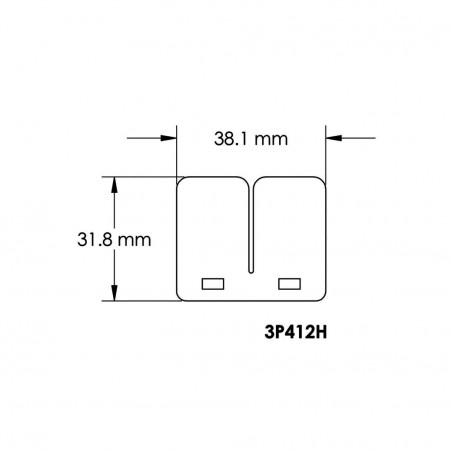 V-FORCE Laminas de fibra vidrio para caja 3 V351B 360424
