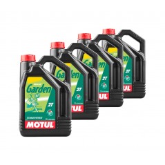 TUDETIC Kit de 4x aceite motor GARDEN 2T 5L KT-155