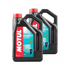TUDETIC Kit de 2x Aceite Motor Náutico OUTBOARD 2T 5L KT-179