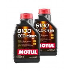 TUDETIC Kit de 2x Aceite Motor 8100 ECO-CLEAN 0W20 Alta Calidad KT-293