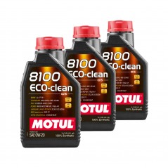 TUDETIC Kit de 3x Aceite Motor 8100 ECO-CLEAN 0W20 KT-295