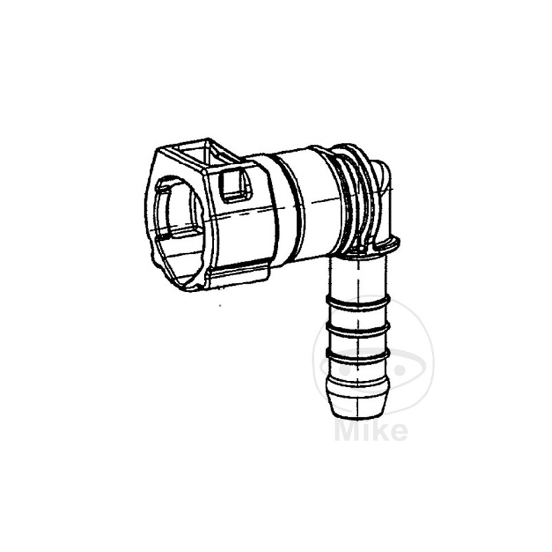 Juego 3 conectores en ángulo SAE 7.89-8 467.25.23