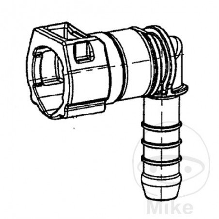 Juego 3 conectores en ángulo SAE 7.89-8 467.25.23