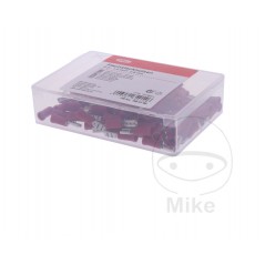 JMP Pack of 100 flat plug female cable connectors 0.5-1.5 2.8 MM ALTN: 1580818 158.07.69