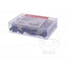 JMP Pack of 100 flat plug female cable connectors 1.5-2.5 8.0 MM ALTN: 1580854 158.07.73