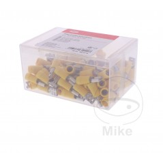 JMP Pack of 100 flat plug female cable connectors 4.0-6.0 6.3 MM ALTN: 1580814 158.07.75