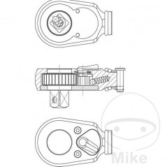 Ratchet wheel repair kit 606.89.44