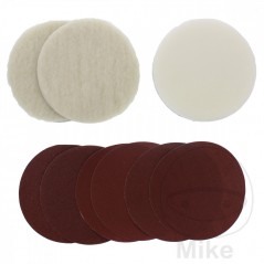 EINHELL Kit of 9 abrasive discs for polisher CC-PO 1100/1 624.03.37