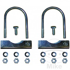 Juego soportes para rueda de apoyo remolque 70 MM RD 48 338.45.75