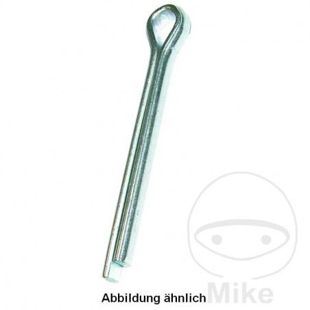 DRESSELHAUS Set of 100 zinc plated pins 1.6X32 DIN 94 486.04.66